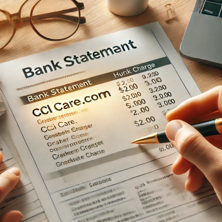 What Is the CCI CARE.COM Charge on Your Bank Statement